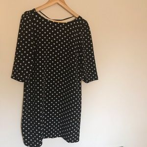Jacob black and white polka dot dress. Size large
